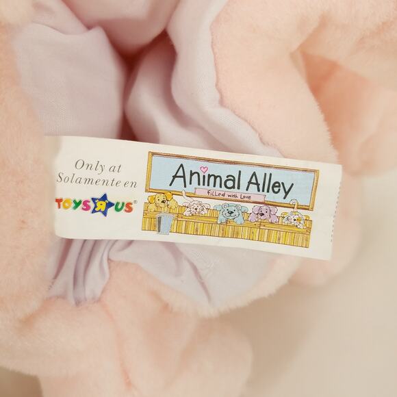 Toys R Us Animal Alley Pink Pig Puppet Plush Animal Toy Sound Oinks Works - Picture 6 of 9